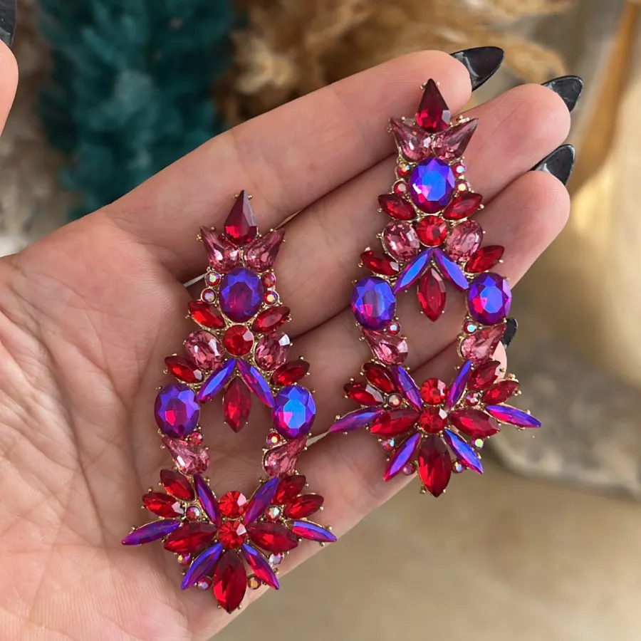 گوشواره کریستالی