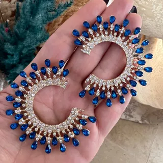 گوشواره ی کریستالی