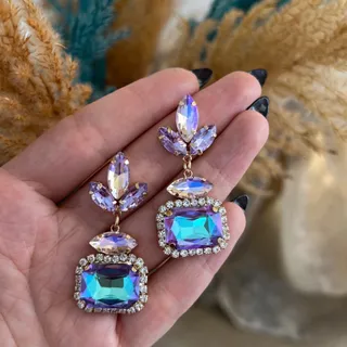 گوشواره ی کریستالی