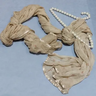 شال حریر ابریشم  اچ انداچ