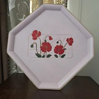 سینی قدیمی چرمی