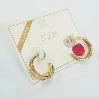 گوشواره آبکاری طلا Tosh