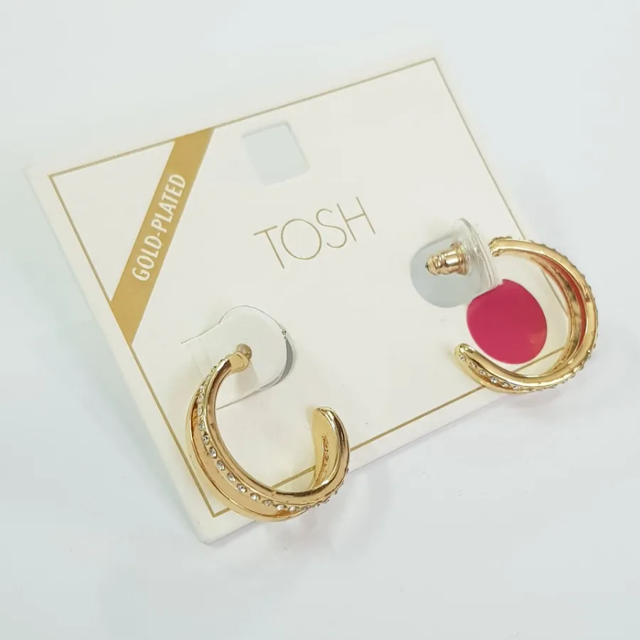 گوشواره آبکاری طلا Tosh