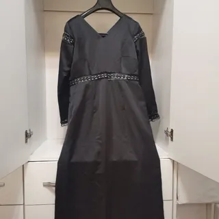 لباس ساتن مجلسی مشکی