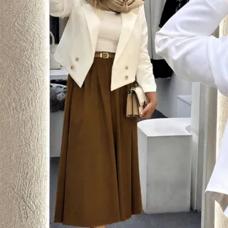 ست کت دامن در 4 رنگ