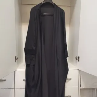 چادر عبایی مشکی حریر اسود