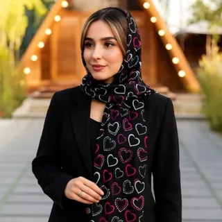 #شال قلبی دخترانه