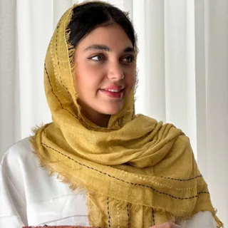شال نخی کوک دوزی