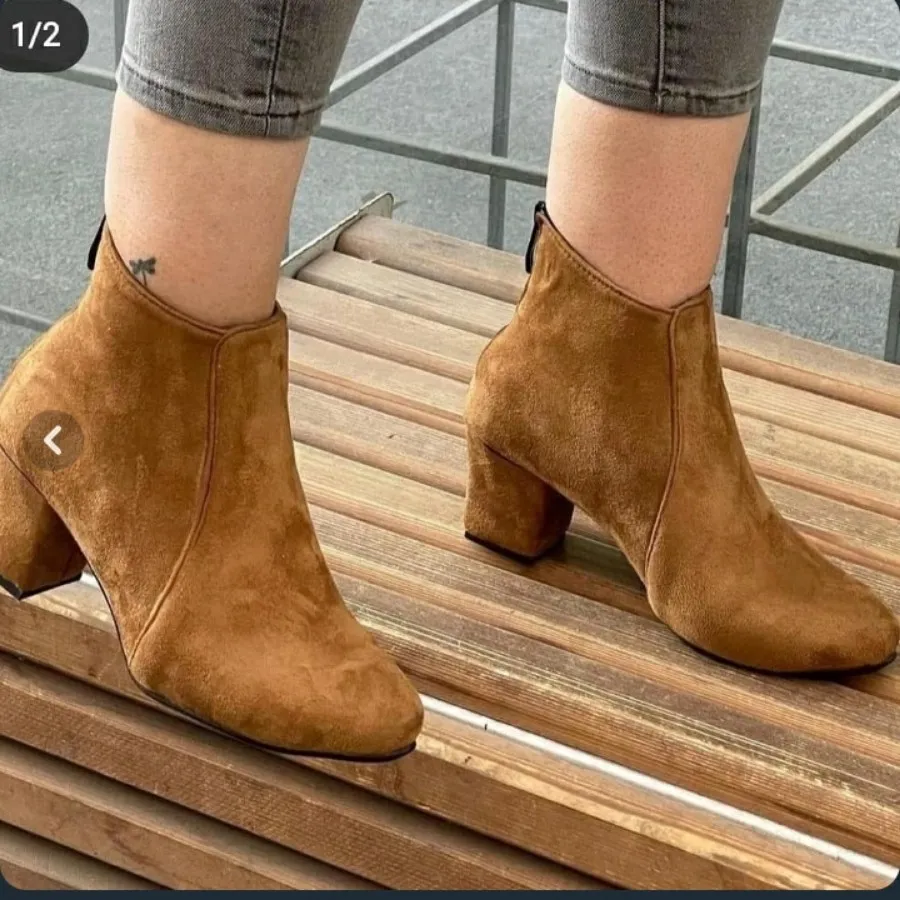 نیم بوت قهوه ای