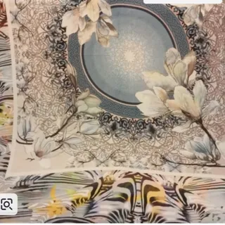 روسری ساتن ابریشمی بزرگ