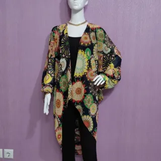 رویی حریر ساحلی رنگی