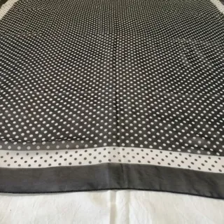 روسری خلخالی کرپ حریر