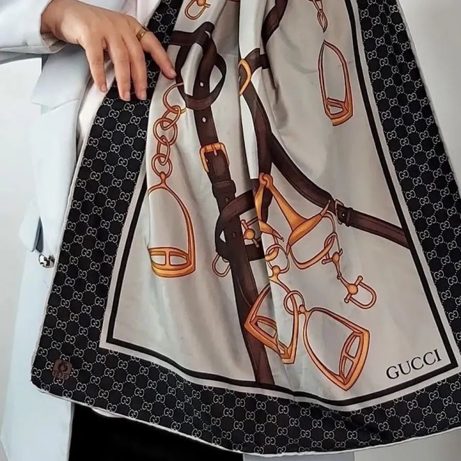 شال مجلسی طرح Gucci