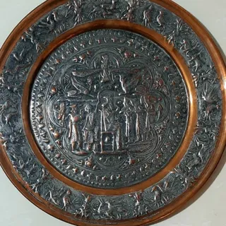 دیوار کوب مسی