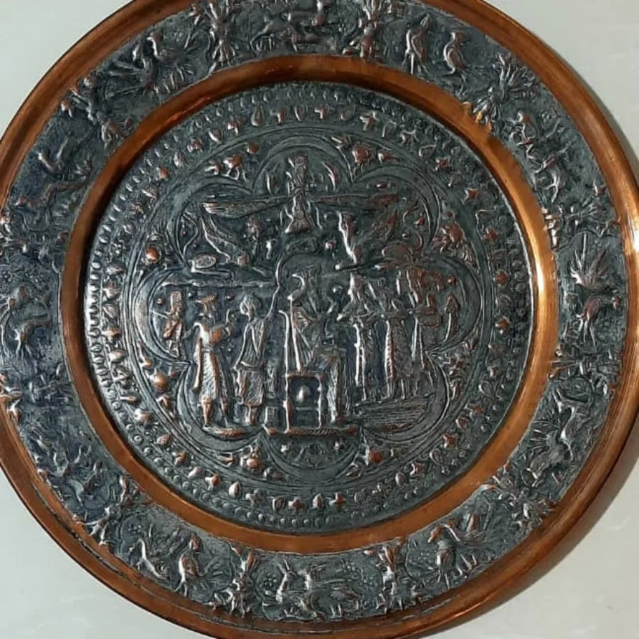 دیوار کوب مسی