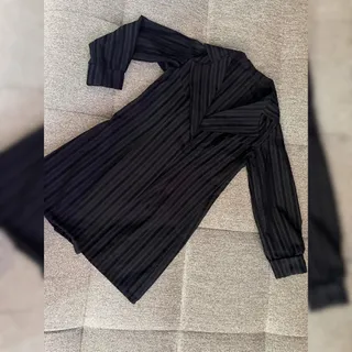 مانتو راه راه زردار