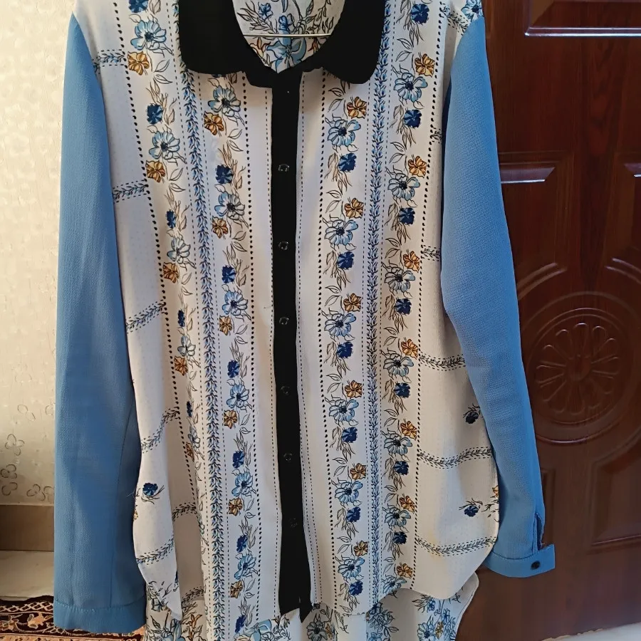 شومیز گل دار بلند