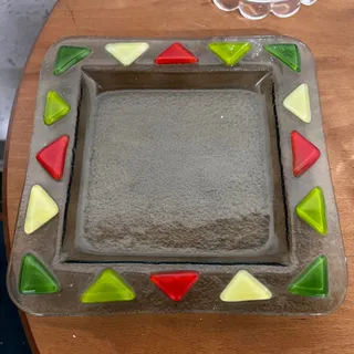 بشقاب میوه خوری رنگی