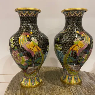 گلدان آنتیک برنجی