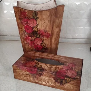 ست سطل زباله و جعبه