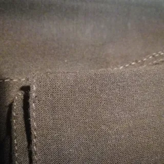 روسری نخی قهوه‌ای شکلاتی