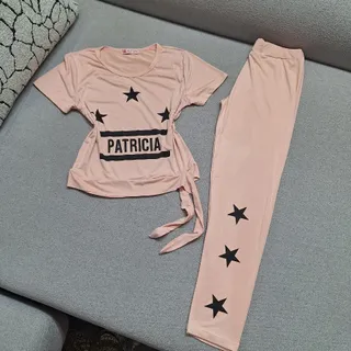 ست تیشرت شلوار گره ای