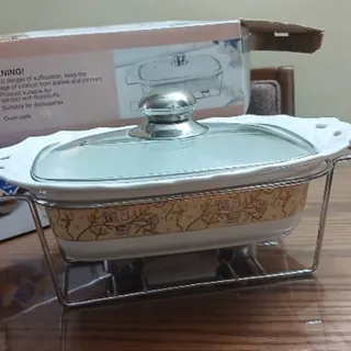 ظرف سوفله خوری وارمر دار