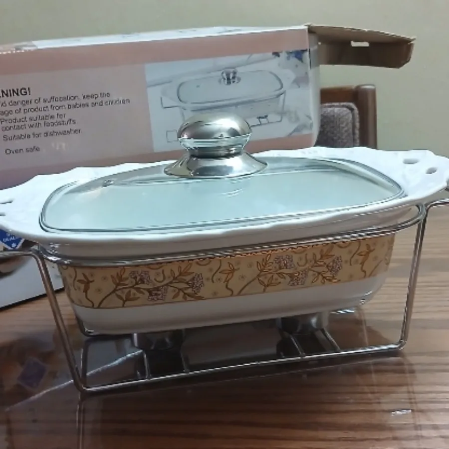 ظرف سوفله خوری وارمر دار