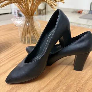 کفش چرم مشکی