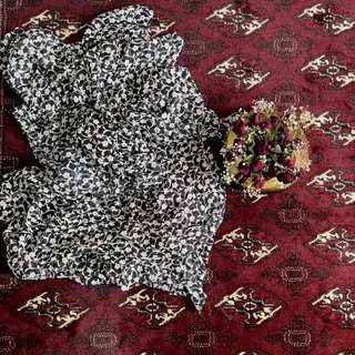 پارچه حریر گلدار
