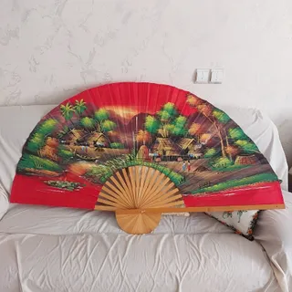 بادبزن  بزرگ دیواری