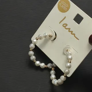 گوشواره طرح مروارید پرورش