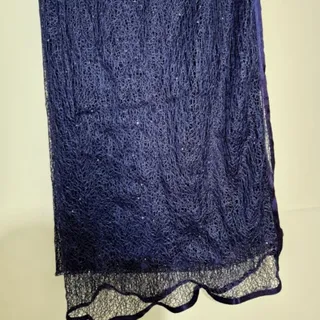 شال مجلسی ،آبی کاربنی