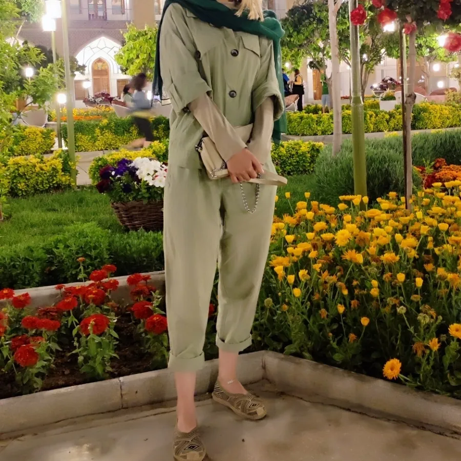 ست لینن سبز