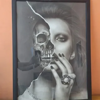 تابلو سیاه قلم سوریال