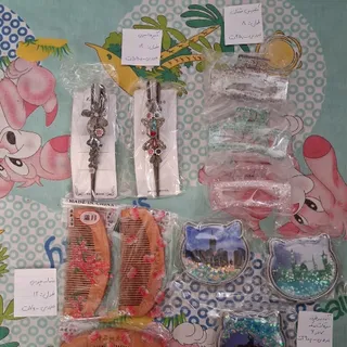 گیره مو و شانه