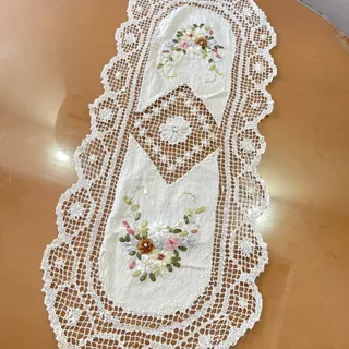 رومیزی قلاب بافی