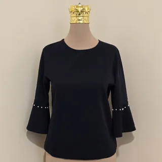 بلوز آستین مرواریدی