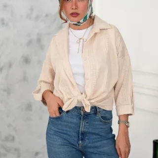 شومیز جلو گره مراکشی