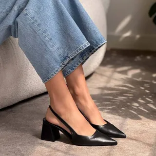 کفش پاشنه پهن