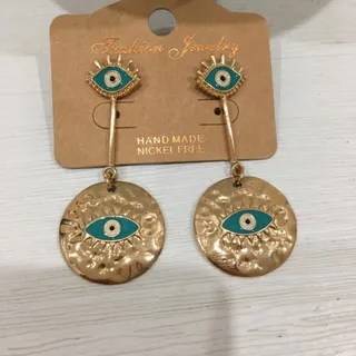 گوشواره چشم نظرترک دستساز