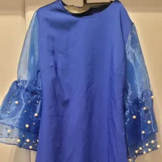پیراهن مهمونی آبی