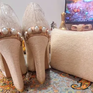 کیف و کفش عروس سایز 37