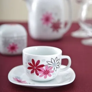 فنجان نعلبک زرین مدل ویول