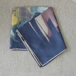 روسری ساتن ابریشم دستدوز