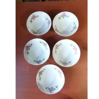 کاسه آبگوشت خوری گل سرخی