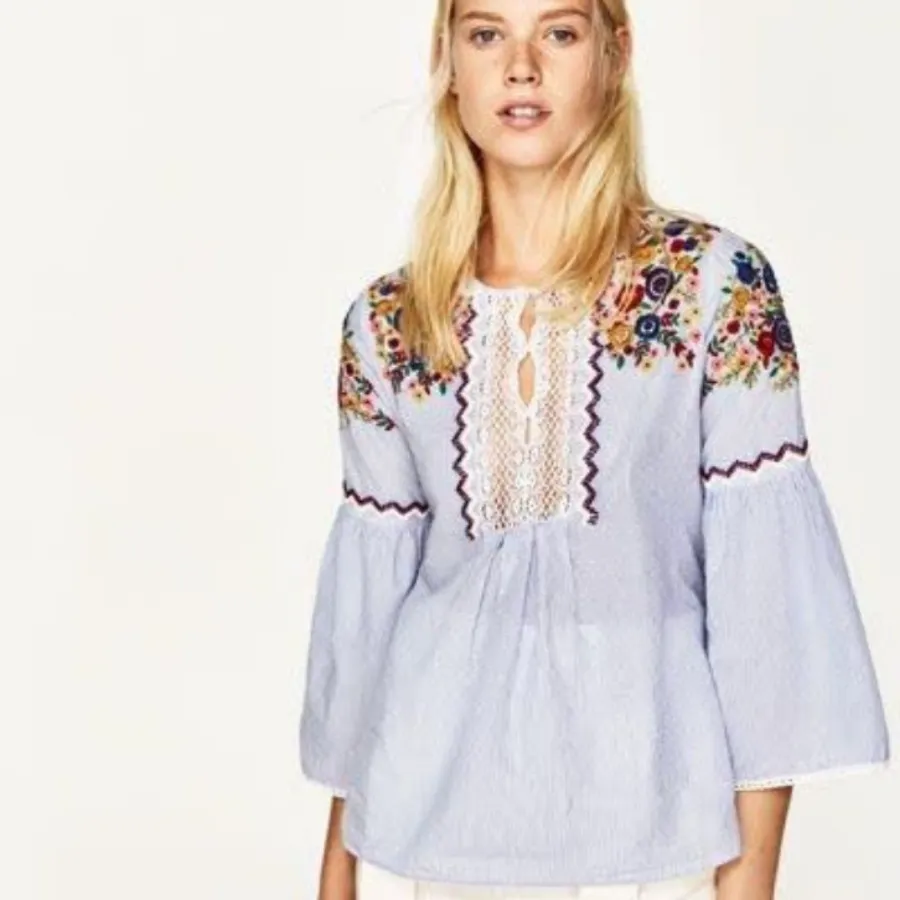 شومیز گلدوزی Zara
