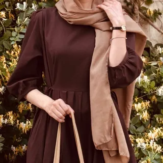 پیراهن لینن قهوه ای