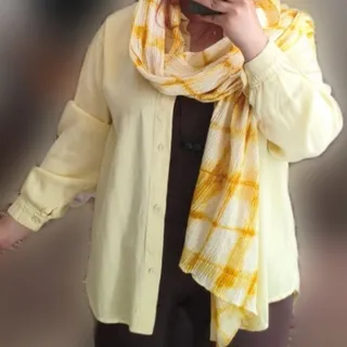 شومیز زرد کره ای