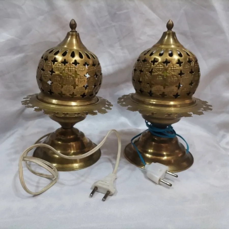 چراغ خواب برنجی آنتیک